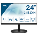 AOC  IPS monitor 23,8" 24B2XH/EU, 1920x1080, 16:9, 250cd/m2, 4ms, 75Hz, HDMI/VGA/Audio out 24B2XH/EU kép, fotó