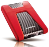 Adata  AHD650 2,5" 1TB USB3.1 ütésálló piros külső winchester AHD650-1TU31-CRD kép, fotó