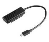 Akasa  ADA USB3.1 Type-C kábel 2,5" SATA SSD ÉS HDD adapter - 20cm - AK-AU3-06BK AK-AU3-06BK kép, fotó