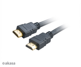 Akasa  High Speed HDMI kábel Ethernettel - 2m - AK-CBHD17-20BK AK-CBHD17-20BK kép, fotó
