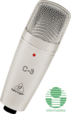Behringer  Condenser Microphones C-3  C-3 kép, fotó