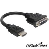 BlackBird  Átalakító HDMI-A male to DVI 24+5 female, 20cm BH1250 kép, fotó