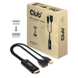 CLUB3D  HDMI - Displayport 4K60Hz aktív adapter CAC-1331 kép, fotó