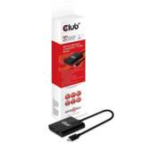CLUB3D  SenseVision MST USB 3.1 C -> DisplayPort 1.2 HUB (CSV-1545) CSV-1545 kép, fotó