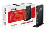 CLUB3D  SenseVision USB 3.0 Dual Display Docking Station CSV-3242HD kép, fotó
