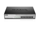 D-LINK  Switch 8x1000Mbps (8xPOE) Fémházas Asztali Rackes, DGS-1008MP DGS-1008MP kép, fotó