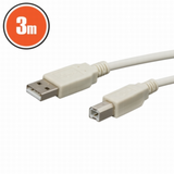 Delight  USB 2.0 A - B 3m kábel 20123 kép, fotó