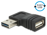 Delock  65522 EASY-USB 2.0-A apa > USB 2.0-A anya bal/jobb forgatott adapter 65522 kép, fotó
