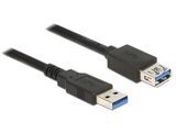 Delock  85058 USB 3.0-s bovítokábel A-típusú csatlakozódugóval > USB 3.0-s, A-típusú csatlakozóhüvellyel, 5 85058 kép, fotó