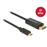 Delock  85256 Kábel USB Type-C csatlakozó > Displayport csatlakozó (DP vált.) 4K 60 Hz - 2 m 85256 kép, fotó