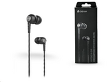 Devia  ST310430 Kintone Eco fekete mikrofonos fülhallgató headset ST310430 kép, fotó