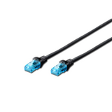 Digitus  CAT5e U/UTP PVC 10m fekete patch kábel DK-1511-100/BLACK kép, fotó