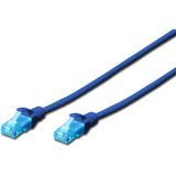 Digitus  CAT5e U/UTP PVC 10m kék patch kábel DK-1511-100/B kép, fotó