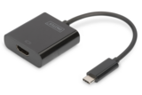 Digitus  fekete USB 3.0 Type C - HDMI (4K@30Hz) adapter DA-70852 kép, fotó