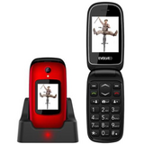 Evolveo  EP-700 Easy Phone FD 2,4" Dual SIM piros mobiltelefon SGM EP-700-FDR kép, fotó