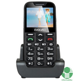 Evolveo  Easyphone XD EP-600 2,3" fekete mobiltelefon 8594161336914 kép, fotó
