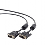Gembird  Cablexpert DVI kábel, single link 1,8 m, fekete (CC-DVI-BK-6) CC-DVI-BK-6 kép, fotó