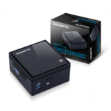 Gigabyte  PC BRIX Ultra Compact, 128 Celeron J3160 2.24 GHz, HDMI, LAN, WIFI, Bluetooth, 2,5" HDD hely, USB 3.0 GB-BACE-3160 kép, fotó