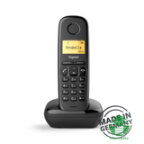 Gigaset  A170 DECT hívóazonosítós fekete telefon S30852-H2802-S201 kép, fotó