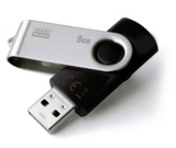 GoodRAM  8GB USB2.0 UTS2 Fekete (UTS2-0080K0R11) Flash Drive UTS2-0080K0R11 kép, fotó