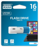GoodRAM  Pen Drive 16GB GoodRam UCO2 USB 2.0 kék-fehér (UCO2-0160MXR11) UCO2-0160MXR11 kép, fotó