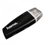 Hama  54115 USB 2.0 SDXC fekete kártyaolvasó 54115 kép, fotó