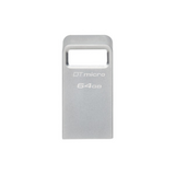 Kingston  Pendrive 64GB, DT Micro 200MB/s fém USB 3.2 Gen 1 DTMC3G2/64GB kép, fotó