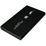 Logilink  2.5" külső Alu Mobil Rack USB 2.0 SATA fekete UA0041B kép, fotó