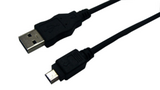 Logilink  CU0014 1,8m USB - Mini fekete kábel CU0014 kép, fotó