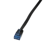 Logilink  U/UTP SlimLine lapos patch kábel Cat.6 0.50m fekete (CF2023U) CF2023U kép, fotó