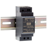 Mean Well  DIN sínre szerelhető kapcsolóüzemű tápegység 36W 48VDC (HDR-30-48) HDR-30-48 kép, fotó