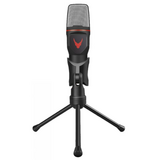 Omega  Mikrofon VARR asztali, 3,5mm + tripod állvány VGMM kép, fotó