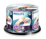 Philips  DVD-R 4,7 Gb Írható DVD 50db/henger PH922579 kép, fotó