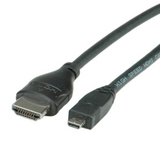 Roline  HDMI High Speed Ethernet --> micro HDMI kábel 2m /11.04.5581-10/ 11.04.5581-10 kép, fotó