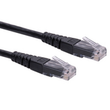 Roline  UTP CAT6 patch kábel 0.5m fekete (21.15.1525-100) 21.15.1525-100 kép, fotó