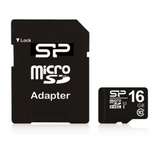 Silicon Power  MicroSD 16gb SP016GBSTH010V10SP SP016GBSTH010V10SP kép, fotó