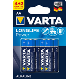 Varta  Helps Longlife Power AA (LR06) ceruza elem 4+2db/bliszter 4906121436 kép, fotó