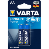 Varta  Longlife Power AA (LR6) alkáli ceruza elem 2db/bliszter 4906121412 kép, fotó