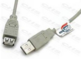 Wiretek  USB hosszabbító kábel 1,8m (WUCBE) WUCBE kép, fotó