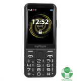 myPhone  Halo Q 2,8" 2G Dual SIM fekete mobiltelefon 5902983605676 kép, fotó